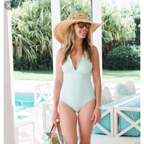 j crew scalloped swimsuit